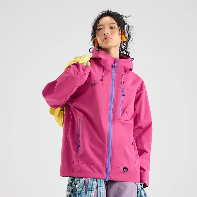 

New Unisex Outerdoor Hiking Jackets Trend Muti-Color Windbreaker Coat Lightweight Comfortable Camping Hooded Jacket