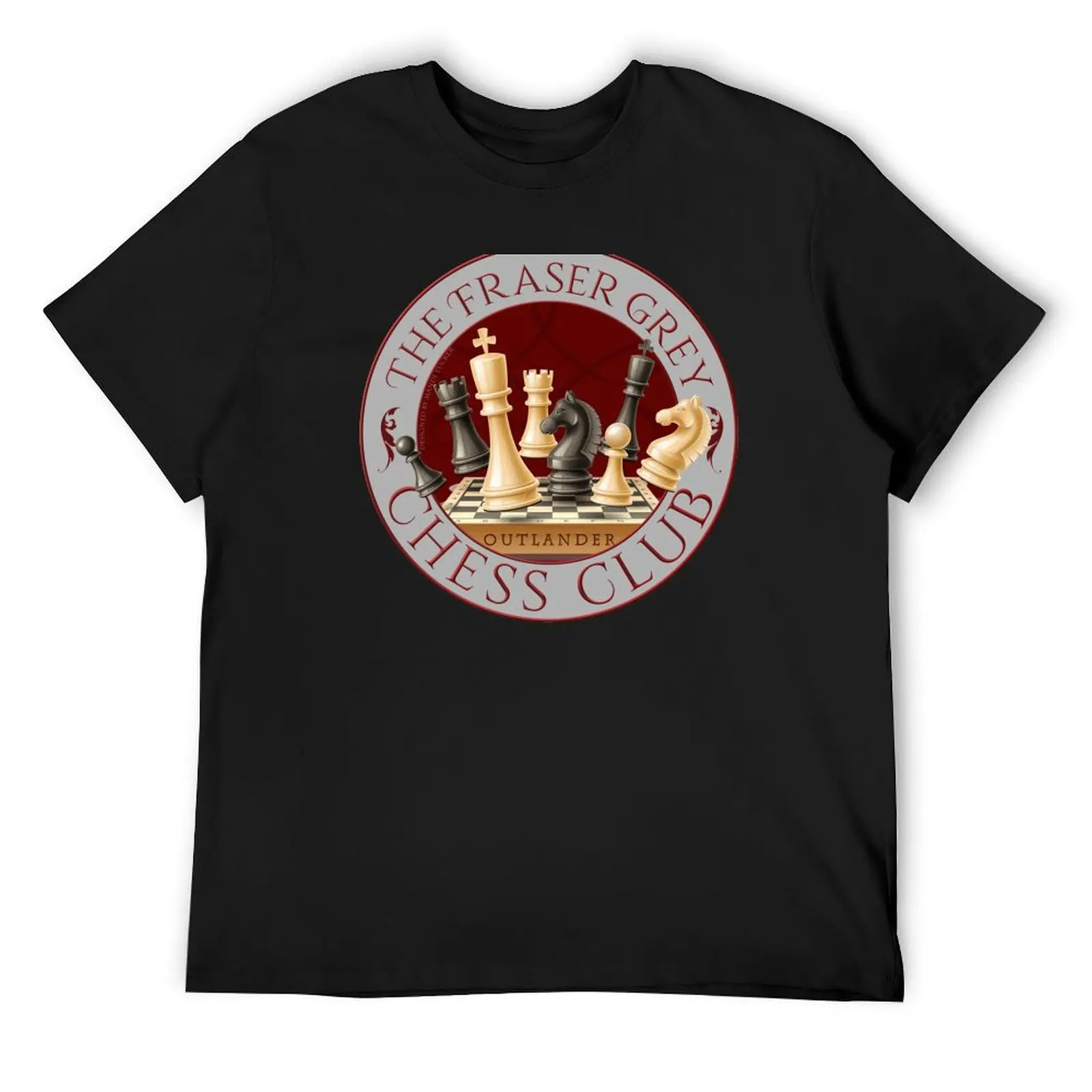 The Fraser Grey Chess Club T-Shirt heavyweights boys whites mens big and tall t shirts