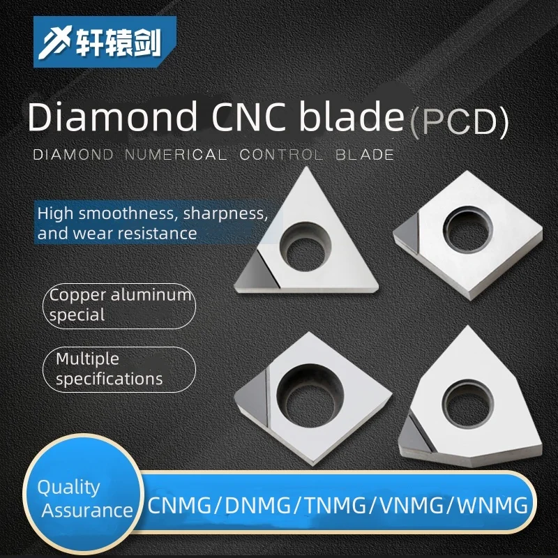 PCD CNC CNMG/DNMG/TNMG/VNMG/WNMG Außendrehmaschine Einsatz gelten für nichtmetallische Materialien und Metallmaterialien und