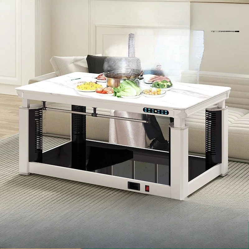

Electric heating table, household, electric fire, living room dining table, lifting fire coffee