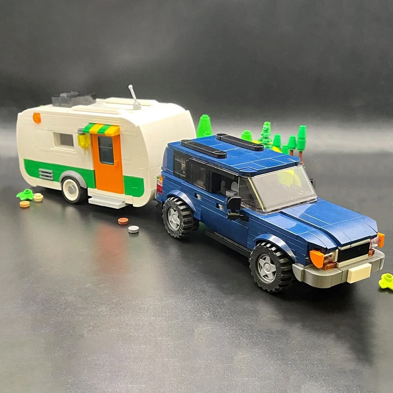 

730 шт. MOC 1990-х годов игрушка Land Cruiser City Champion суперкар строительные блоки Рождественский подарок игрушка для развития концентрации терпении
