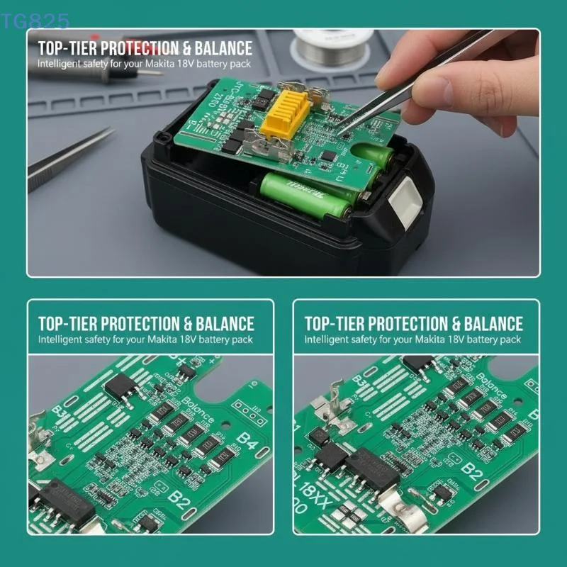 【AN】18V Li-ion Battery Case PCBA with Balance Charging for Electronics Assembly