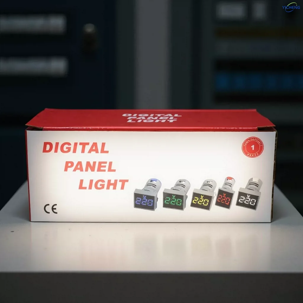 YICHENG 10Pcs 22mm LED digital display instruction current,voltage meter,frequency meter