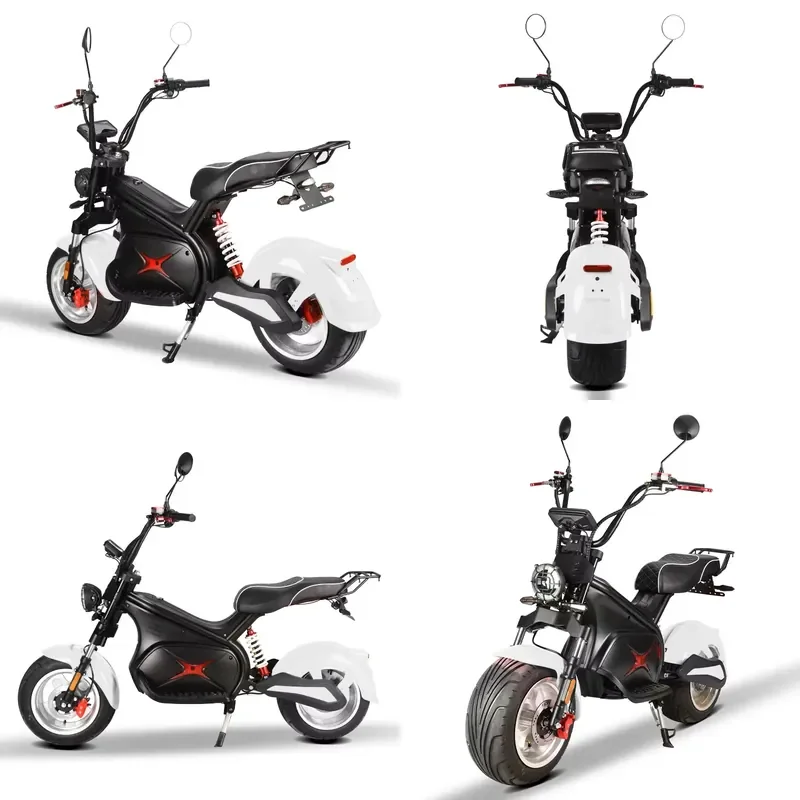 STROVAN Color 2000W 3000W 60V20AH Long Range Electric Scooters 12inch 2 Wheel Citycoco Adult