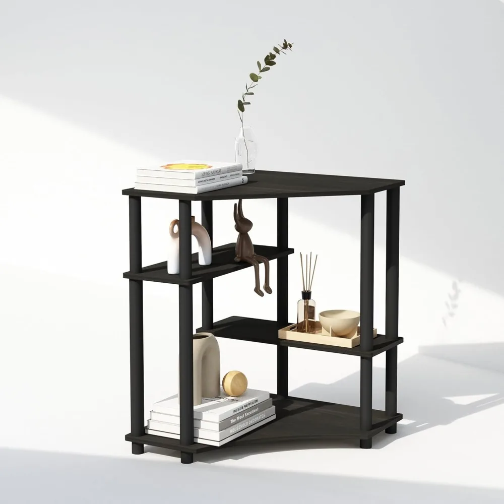 ชั้นวางของอเนกประสงค์แบบเข้ามุม, ชั้นวางหนังสือ, สีเอสเปรสโซและสีดำ