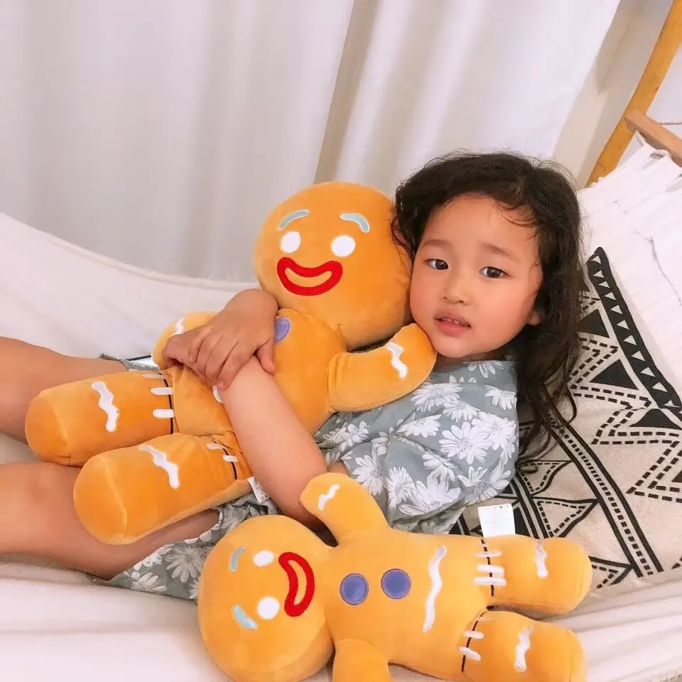 

Пряничный человечек, плюшевые игрушки, печенье, плюшевые печенье, мягкая кукла, украшение для комнаты, подарки на день рождения