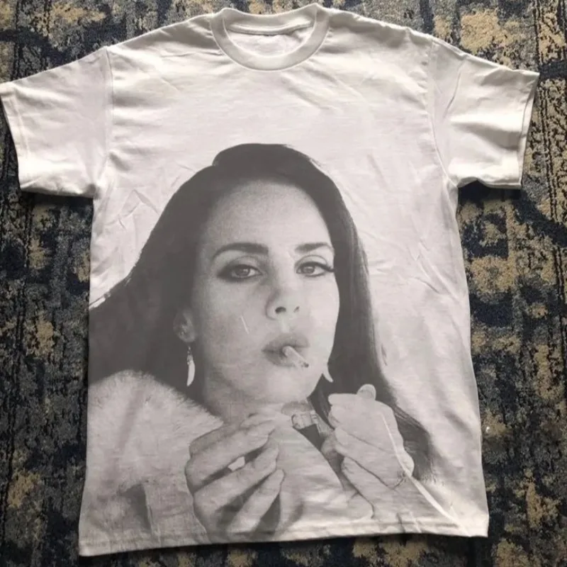 Lana Del Rey American Decadent Dream Men's T-shirt Summer New Style Unisex High Street T-shirt