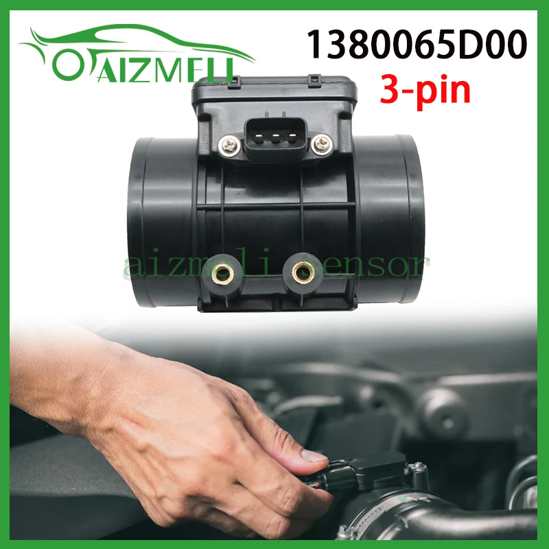 Sensor MAF 13800-65D00, Sensor de Flujo de Aire para Suzuki Vitara 1.6L 1999-2003, Chevrolet Tracker 1380065D00, Accesorios para Auto