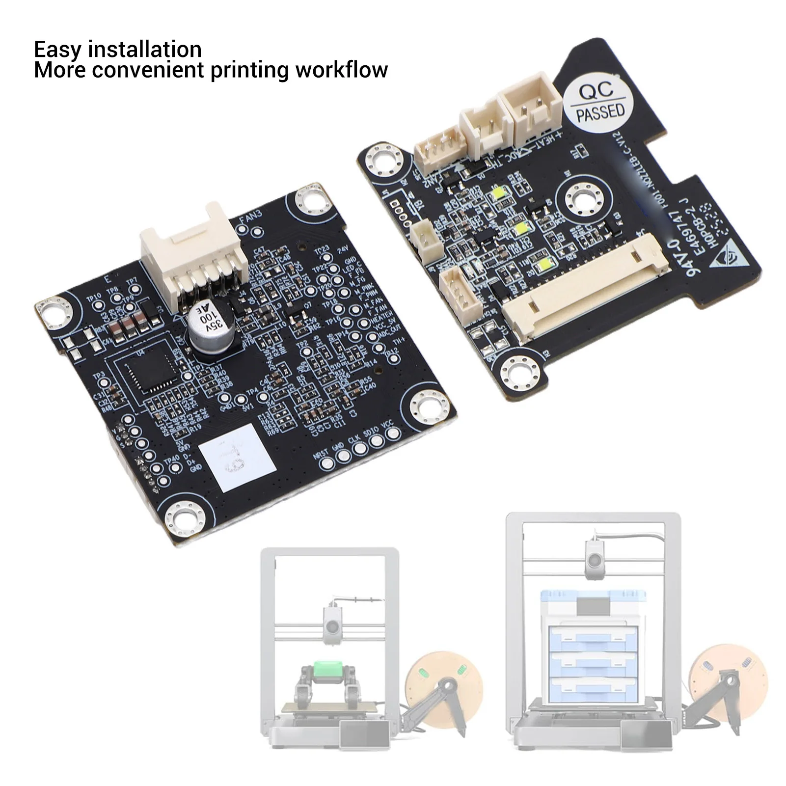 Hotend Adapter Plate Fit for Creality Ender-3 V3 V3 Plus Ender-5 Max 3D Printer T9_GD32F303CBT6_1 PCBA Adapter Module Board