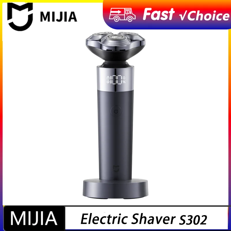 mijia-s302-electric-shaver-men's-beard-trimmer-machine-shaving-portable-flex-razor-ipx7-washable-dry-wet-machine-shaving