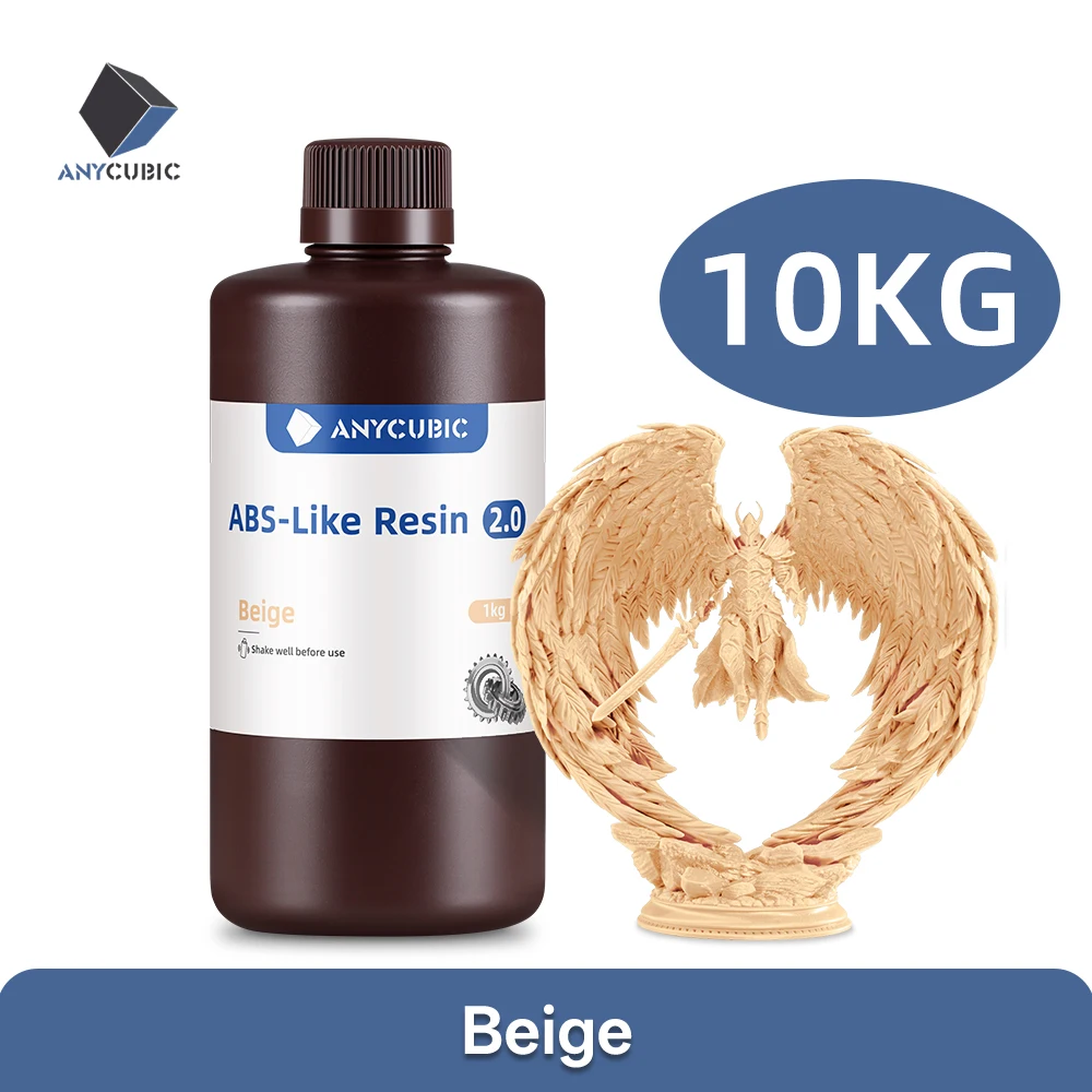 Nieuwe Anycubic 10KG 2.0 ABS-achtige hars 3D-printer fotopolymeerhars hogere sterkte & veerkracht snelle uitharding hoge precisie hars