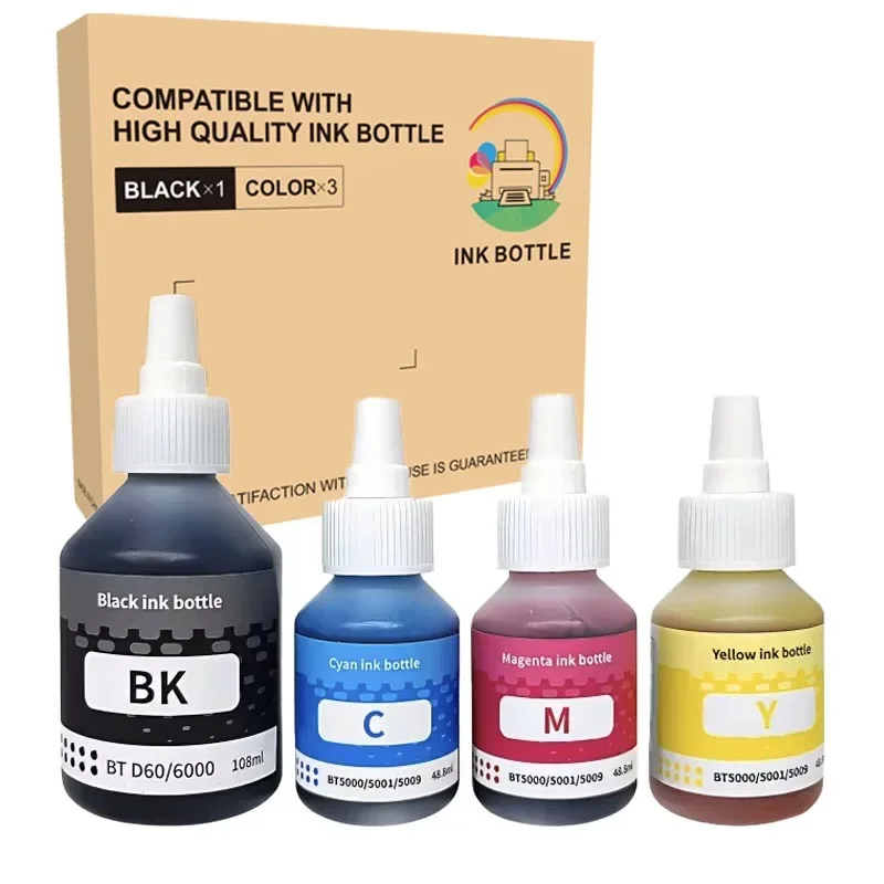 BT D60/6000 BT5000/5001/5009 Ink for Brother Printer HL-T4000DW T420W DCP-T425W 428W DCP-T500W T510W DCP-T520W T700W DCP-T710W