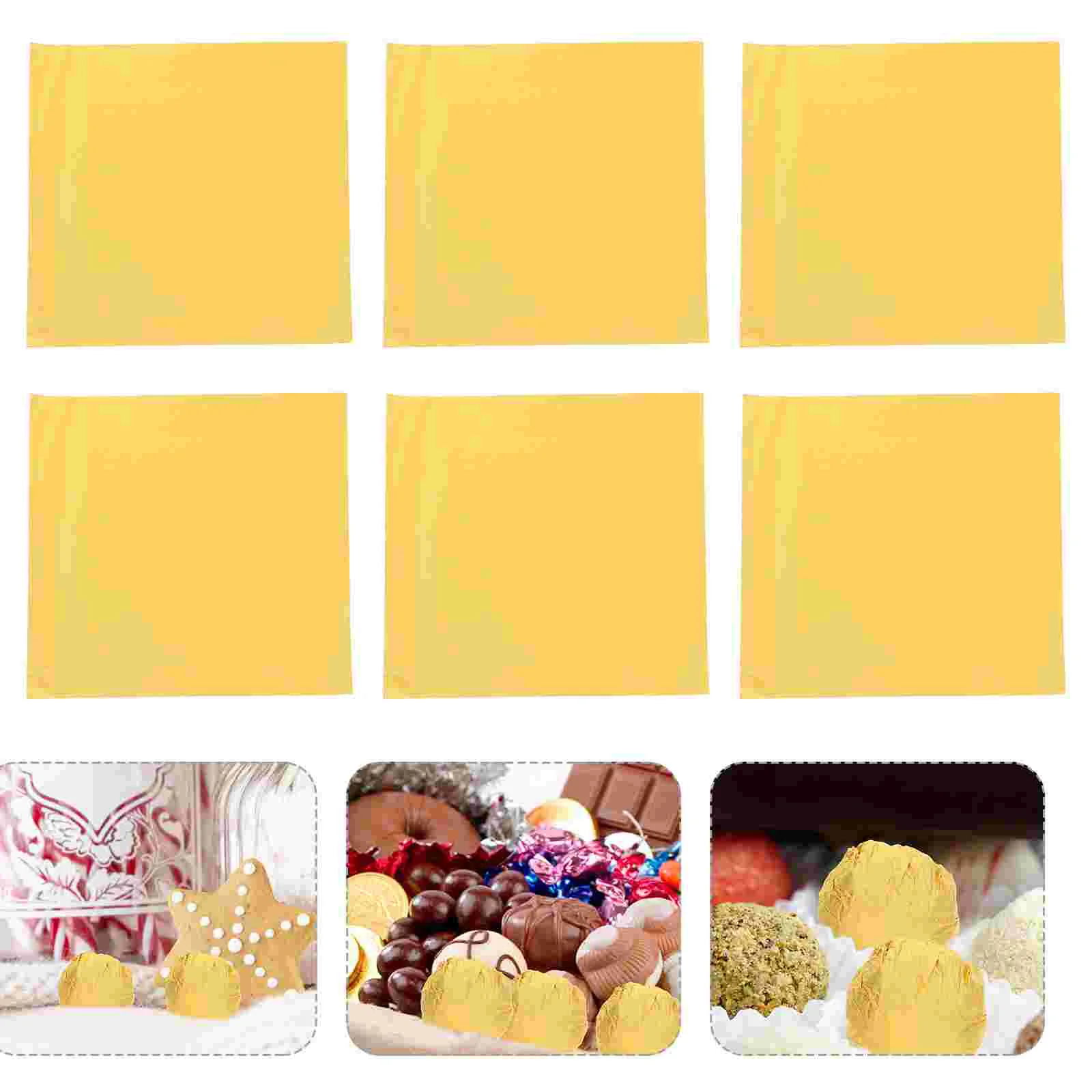 

100 Pcs Aluminum Foil for Homemade Chocolate Bar Packaging Paper Versatile Use Craft Party Wedding Food Safe