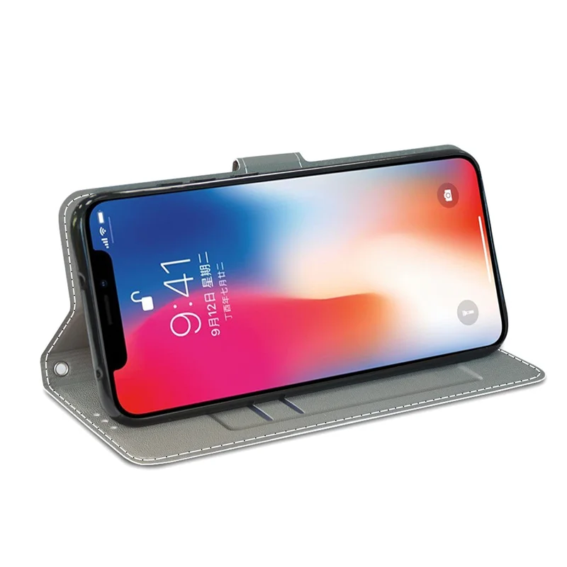 13 14 Pro Max etui na iPhone 11 12 13 14 Pro Max 14 Plus XR 7 8 SE 2022 2020 okładka śliczne drukowane skórzane etui z klapką Capa — zdjęcie produktu 5