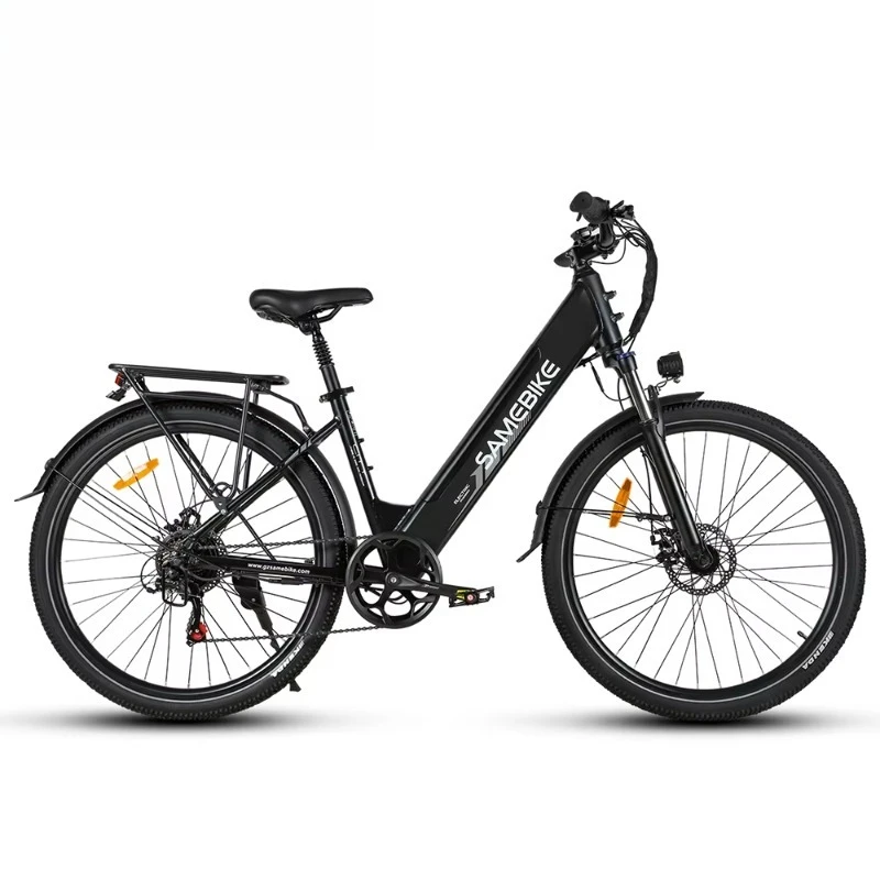 2024 دراجة كهربائية عالية الجودة Ebike 26 بوصة الإطارات 36 فولت 500D خطوة من خلال التنقل دراجة المدينة الكهربائية للنساء