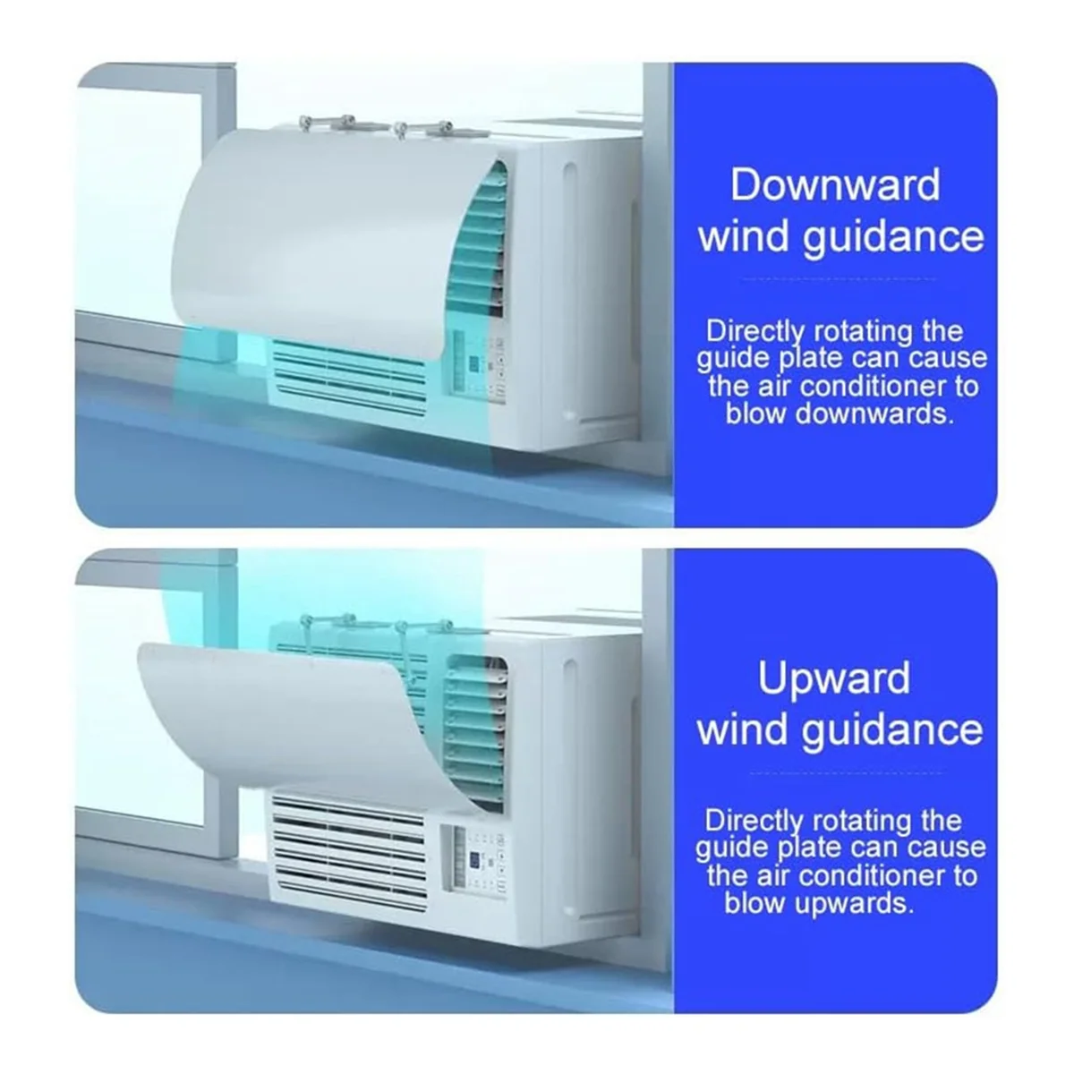 Window Air Conditioners Windshield Universal - Room Air Conditioner Window Baffle - Prevent Direct Blowing of Cold Air