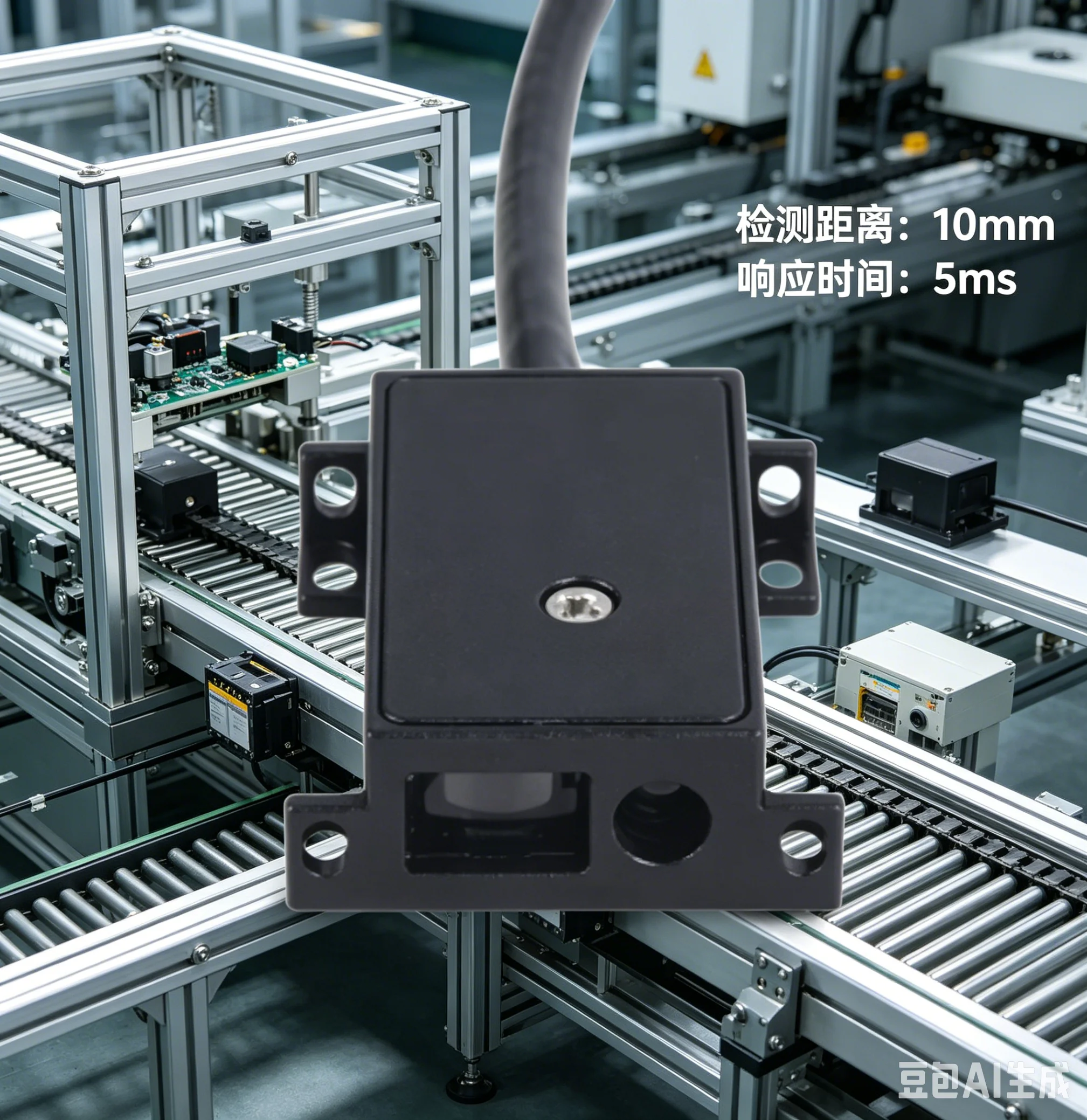 0-10V Analog Laser Distance Sensor, LDL-T P4 1mm Precision High Temperature Resistant Rangefinder Module
