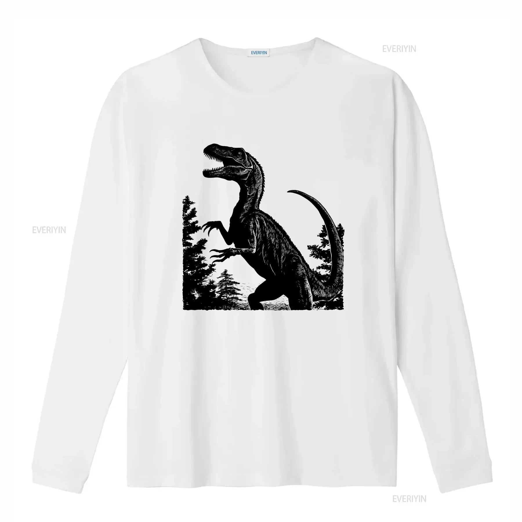 Dinosaur t shirt Dino Party Print Jurassic Art Vintage Style for Him or Her vintage Washed Top For Everyday Wear graphic Casual