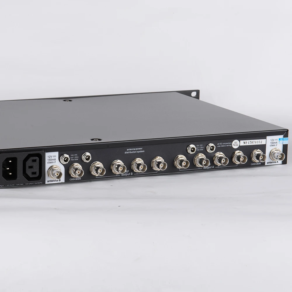 Paulkitson 460-950Mhz UA845 UA874 System dystrybucji antenowej Wzmacniacz sygnału Dystrybutor sygnału RF do mikrofonów bezprzewodowych — zdjęcie produktu 4