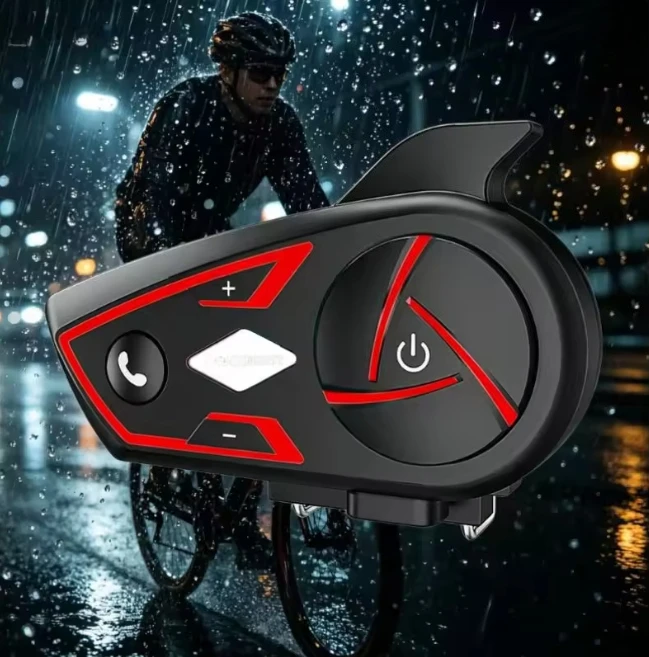 S3 Motorcycle Bluetooth Communication Helmet Headset Intercom Waterproof 1000M Interphone RGB Tri-Color Ambient Light