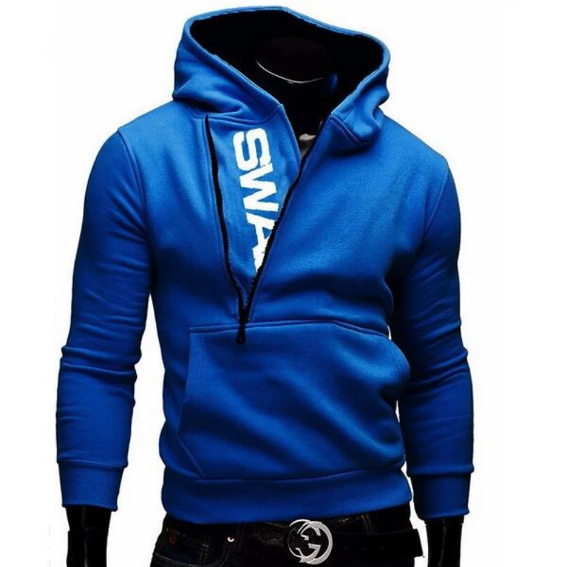 Autumn winter Fleece Cardigan Hoodie Jacket Fashion Brand Hoodies Men Casual Slim Sweatshirt Men Sportswear Zipper Hoodie