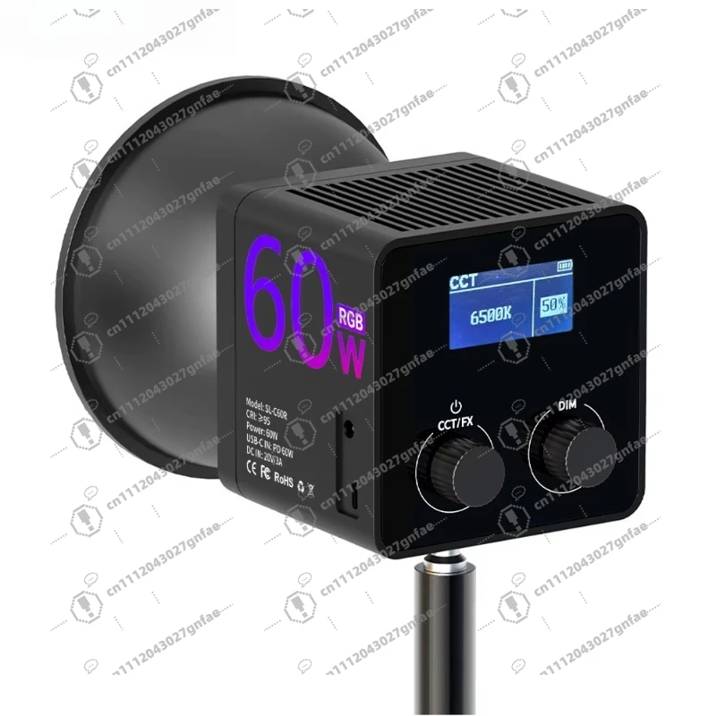 60W 13400mAh Professional Audio Video Lighting Equipment Video Continuous Lighting