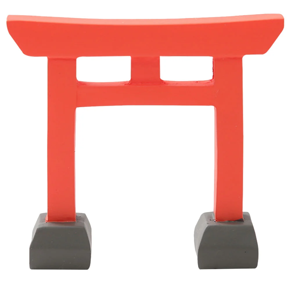 

Small Torii Gate House Decorative Door Accessories for Home Japanese Child Household Items Mini Toys Kids