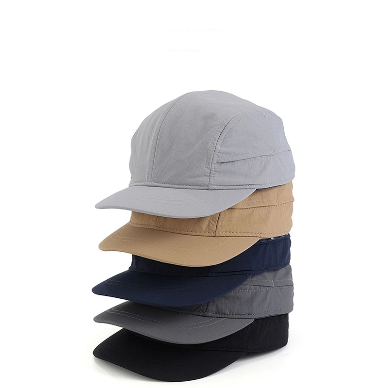 

Quick Drying Big Head Size Women Golf 5cm Short Brim Summer Closure Sun Hat Breathable Black Hat for Men Baseball Cap Soft Top