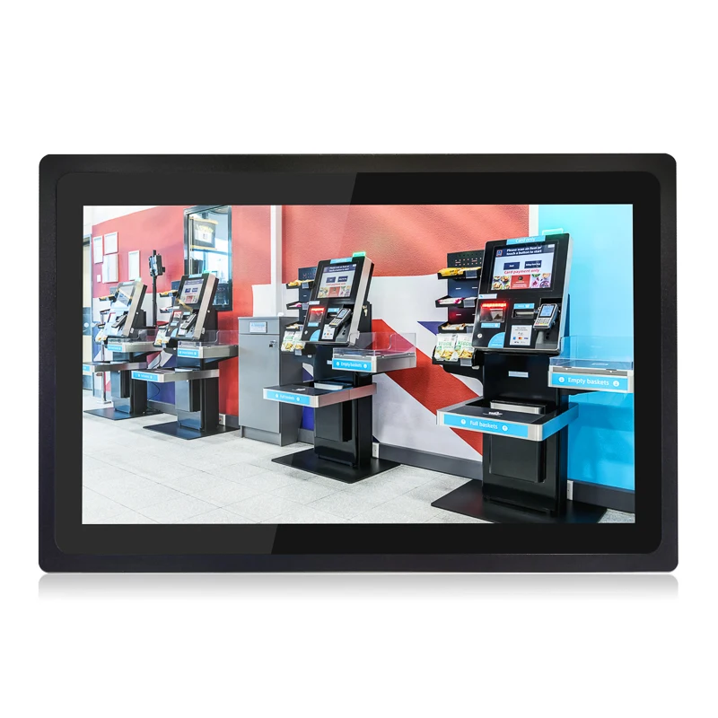 

Industrial 21.5 Inch RS232 Embedded/Wall Mount All-In-One Computer J4125 CPU Capacitive touch panel pc