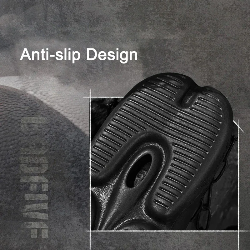 Li-Ning الرجال BADFIVE SLIDE OG شباشب لخارج المنزل خفيفة الوزن وسادة ناعمة بطانة مريحة المضادة للانزلاق صنادل كرة السلة ABTV007