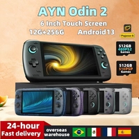 Ayn Odin 2 Pro Retro Handheld Game Console Android13 Video Player 6 Inch Touch Screen 12G+256G Wifi Bluetooth HD PSP PS2 Gift