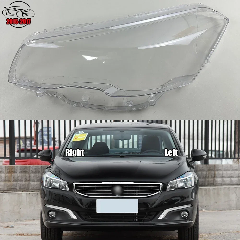 

Для Peugeot 508 2015 2016 2017, крышка фары, прозрачный абажур, корпус фары, линза, замена оригинального абажура из плексигласа