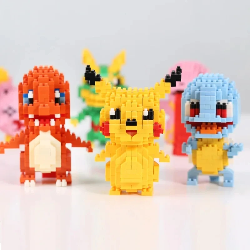 Mini blocs de construction de figurines animées, monstre animal de dessin animé, jouets en briques, modèle de jeu, diamant, micro nuits