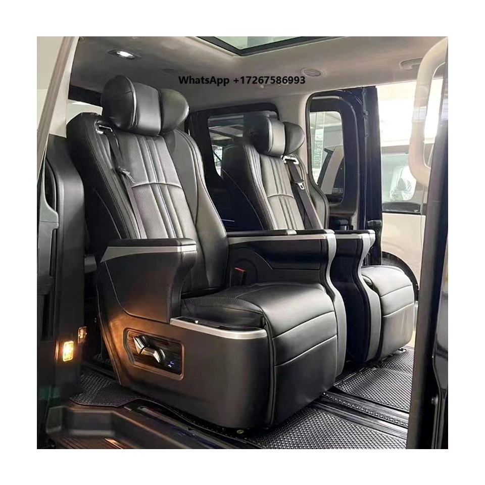 Luxury Vito W447 Seats Captain Car Massage Seat for Van Made of PU Leather Compatible with  Alphard and Models