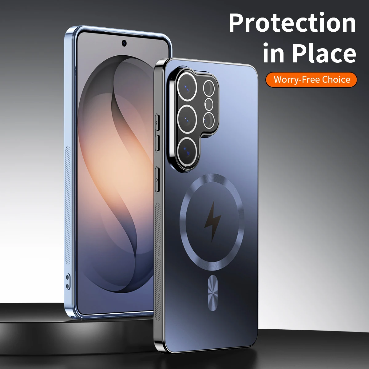 Luxury Matte PC Skin Feel AG Hard Case For Samsung Galaxy S26 S25 S24 S23 S22 Ultra FE S26+ S25+ Magnetic Shockproof Phone Cover