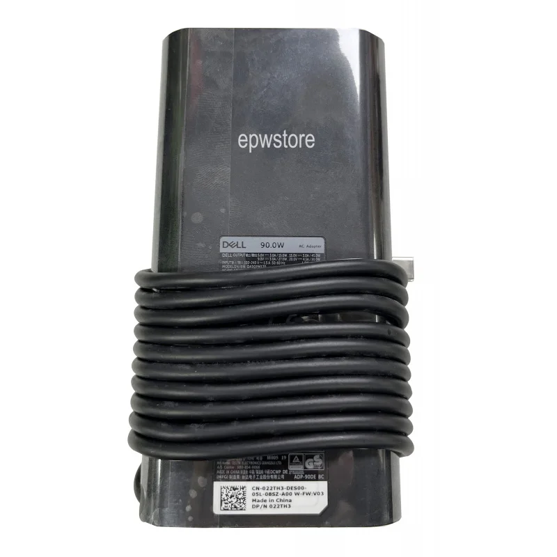 

90W 20V 4.5A type-C PD USB AC Adapter Charger For Dell XPS 15 9500 9510