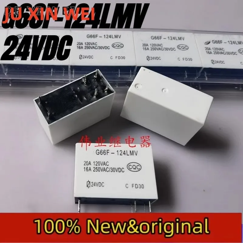 （Brand New Original）5pcs/lot 100% original genuine relay:G66F-124LMV 24VDC 6pins 16A