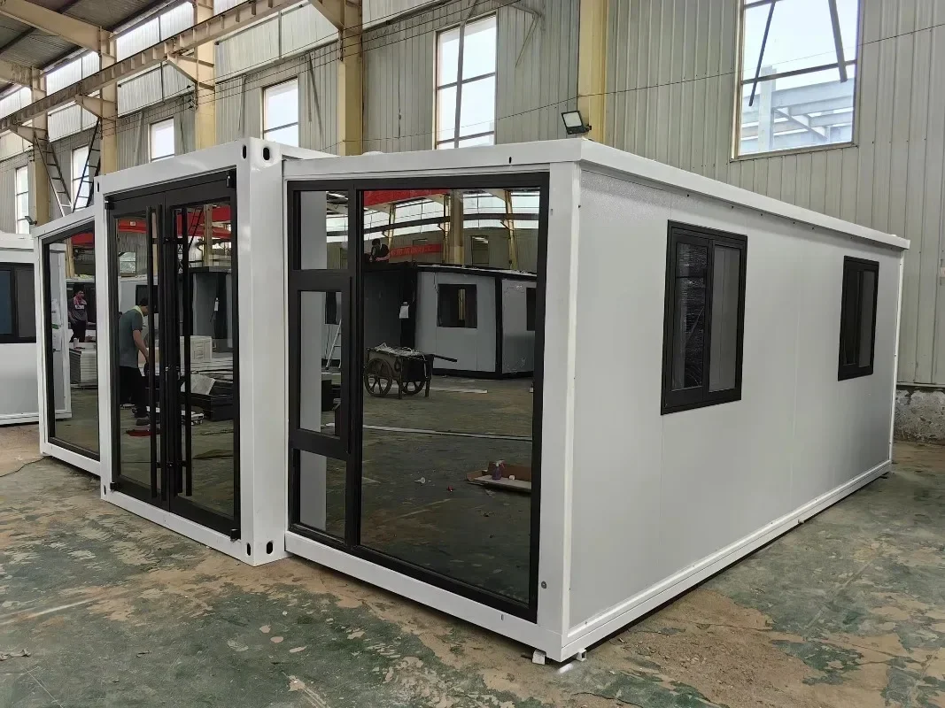 Prefab Expandable Container Home Foldable Steel Structure 20ft Mobile Tiny House Tiny House Cabin Mobile Home