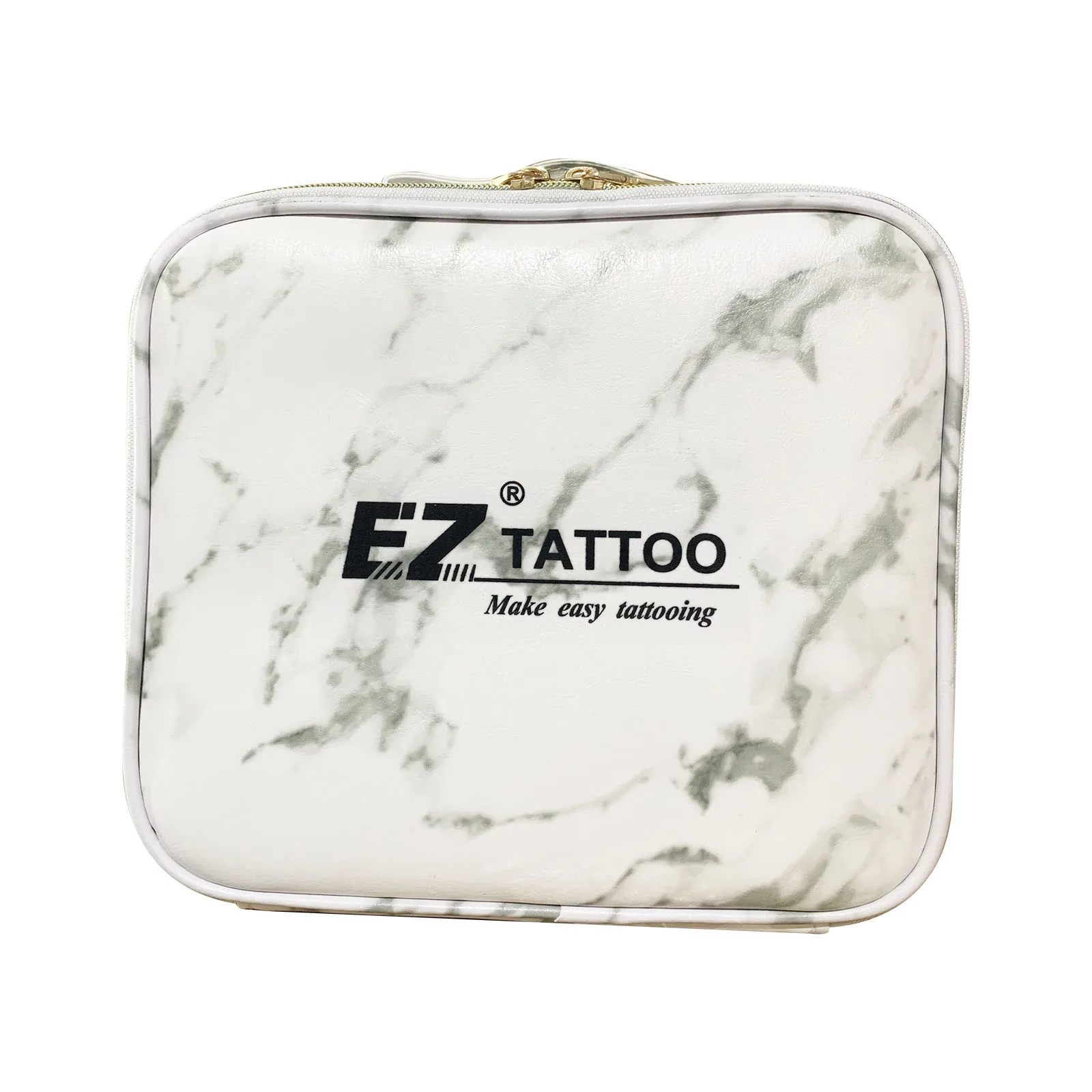 EZ Tattoo Travel Case Black Blank Box for Tattoo Needles Machines power pedals Clip cords tattoo equipment