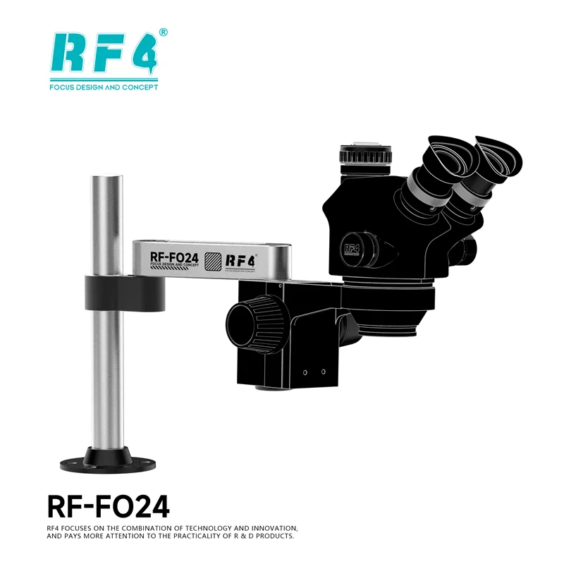 RF4 RF-FO24/FO25/FO26 Superstarker Mikroskopständer, robust, langlebig, kompatibel mit den meisten Mikroskope, multifunktionales Halterungswerkzeug