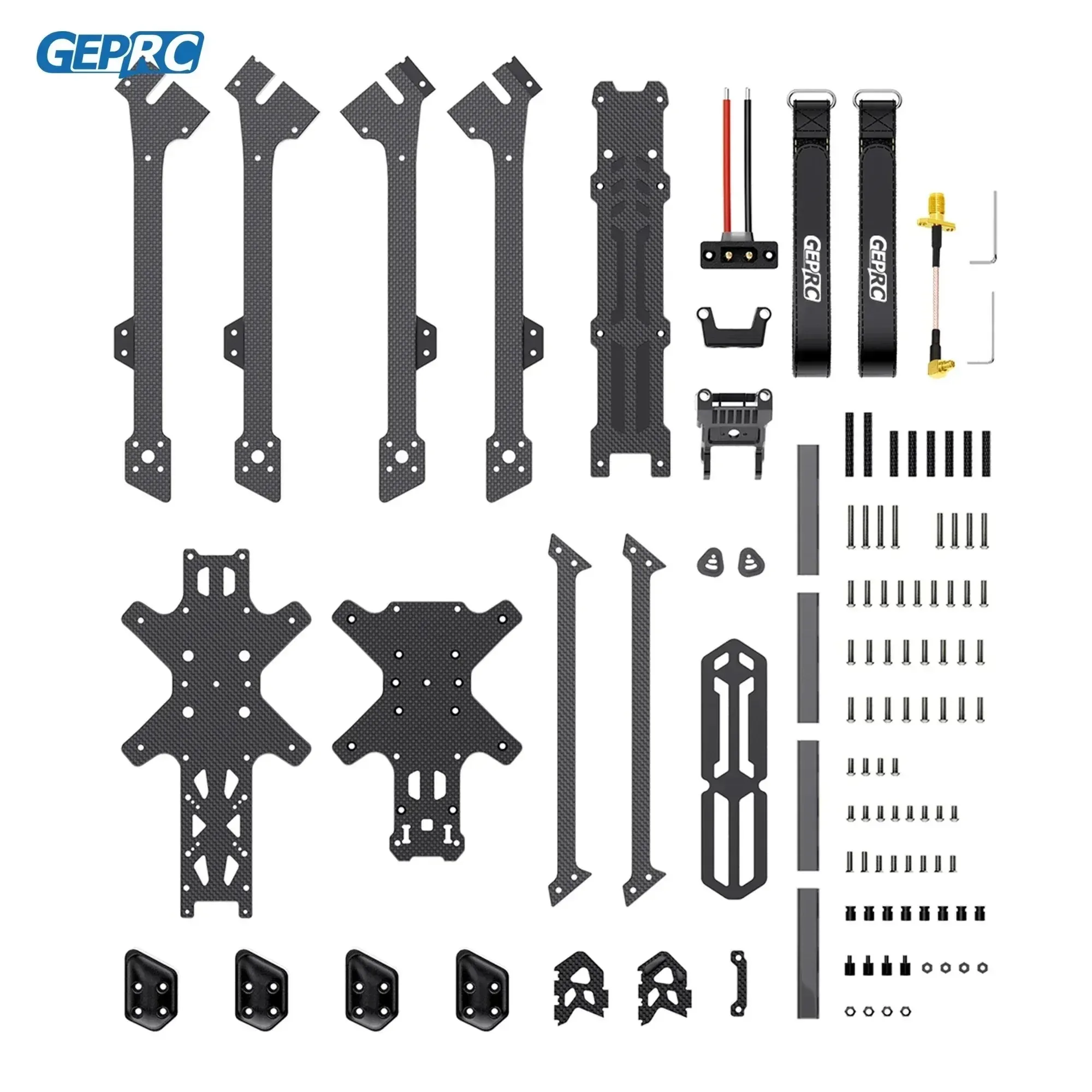 Pièces de cadre gerpc GEP-EF10, accessoire d'hélice, Base 10 pouces pour quadrirotor FPV Freestyle RC Racing Drone HD longue portée