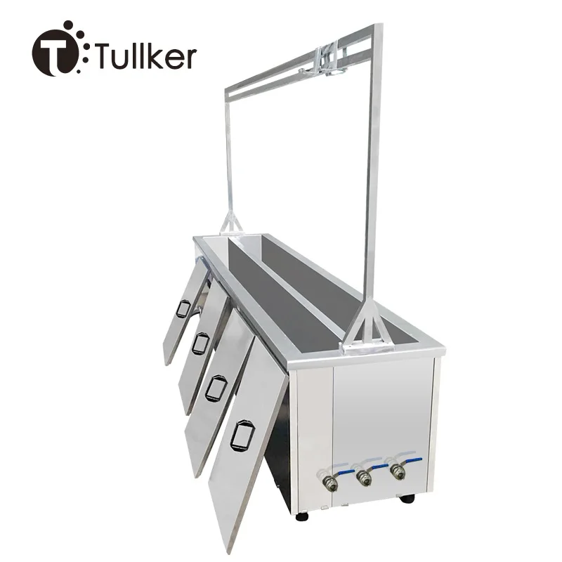 Tullker Industrial 360L Ultrasonic Cleaner Oil Degreaser Venetian Blind Cleaning Machine Dirty Curtain Window Blade