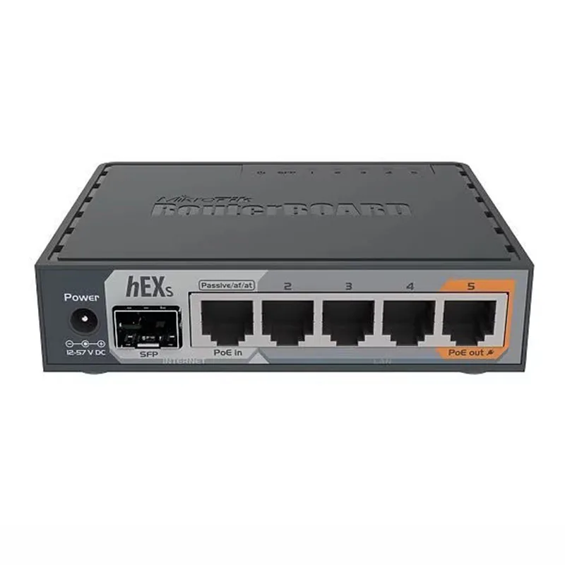 MikroTik hEX S RB760iGS 5x Gigabit Ethernet POE router