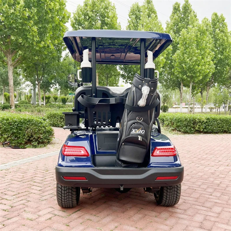 2024 New Model Style 2 Seat Sightseeing Bus Club Cart Electric Golf Buggy Hunting Cart for Adults