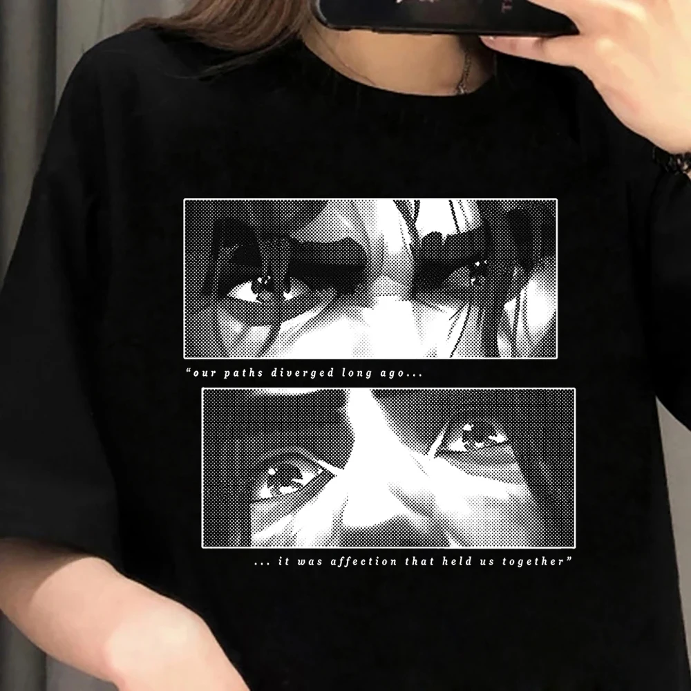 Arcane Viktor Jayce Eyes T Shirt Fashion Men/Women Aesthetic Anime Jayvik Tshirt High Quality Cartoon Vintage Cotton Tees Shirts