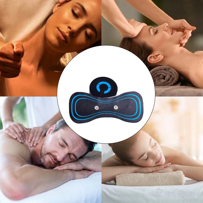 Electric Neck Massager EMS Muscle Massage Stimulator Low Frequency Instrument Back Cervical Relax Cervical Spine Massage