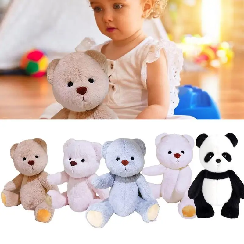 

Симпатичный мягкий медведь, милый медведь, плюшевая кукла, детская подушка для сна, для компании, как кукла-животное, мягкая плюшевая игрушка-медведь