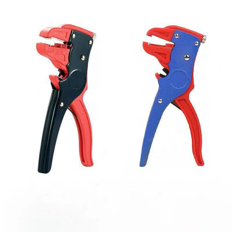 Wire Stripper Pliers Multifunctional Cable Stripping Cutter Adjustable Wire Stripping Tool for Electrician Wiring Repair Work