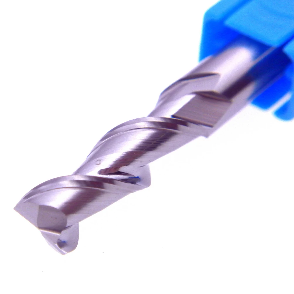 2 Flute HRC 55 Aluminum Carbide Tungsten Square Milling Cutter Titanium Machining CNC Hard Alloy Carbide Tool Steel End Mill