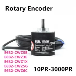 E6B2-CWZ6C Optical rotary encoder 10 50 60 100 200 300 400 500 600 800 1000 1024PR 1200PR 5-24VDC E6B2 CWZ6C CWZ1X CWZ5B CWZ5G